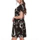 thumbnail image 2 of Balery Wine Seamless Vestidos sueltos de manga corta para mujer, vestidos de verano 2025, vestidos casuales de corte A con vuelo., 2 of 6