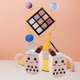 thumbnail image 7 of Vjnyvs Makeup Sponge Blender Set 3pcs Milk Tea Shapes Wet Dry Makeup Tool, 7 of 7