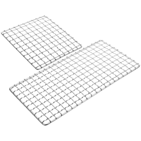 UPOUART 2Pcs of Grill Mesh Food Grade Stainless Steel for Camping Cooking Gear