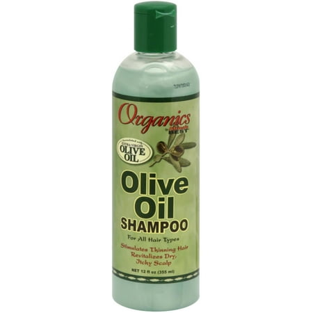 Africa's Best Olive Oil Shampoo 12 oz (Pack of 2) (Best Dry Shampoo For Black Oily Hair)