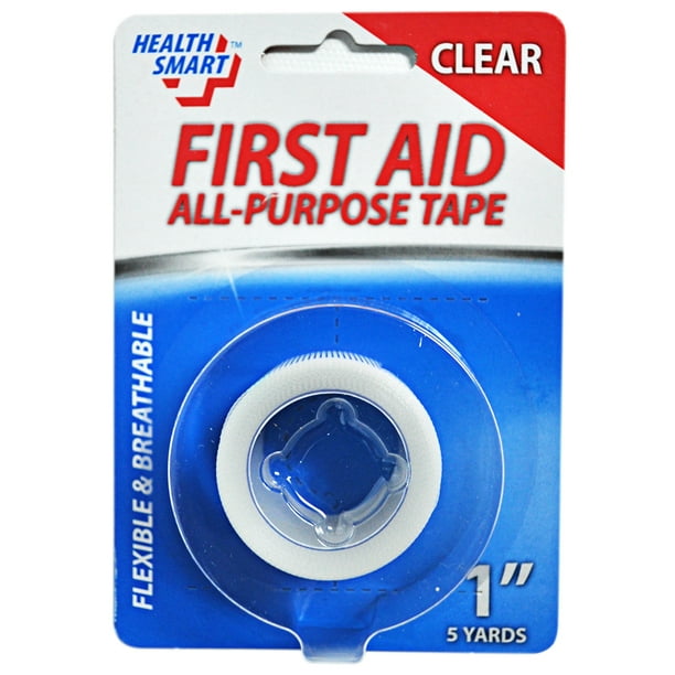 Health Smart First Aid Clear Tape 1 Inch by 5 Yards