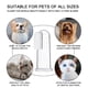 thumbnail image 4 of Kit de cepillo de dientes para perros, cepillo de dientes para perros, gatos, cachorros, con capa de cerdas de silicona, transparente, 10 piezas, 4 of 5