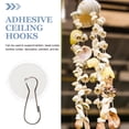 thumbnail image 3 of Miangastore 10 Pcs Crochets de Plafond Autocollants Crochets Sans Perçage Crochets Transparents Crochets Autocollants, 3 of 8