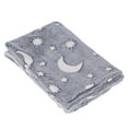 thumbnail image 4 of Glowing Blanket Breathable Design Soft Polyester Fuzzy Blanket for Bed Sofa Couch, 4 of 7