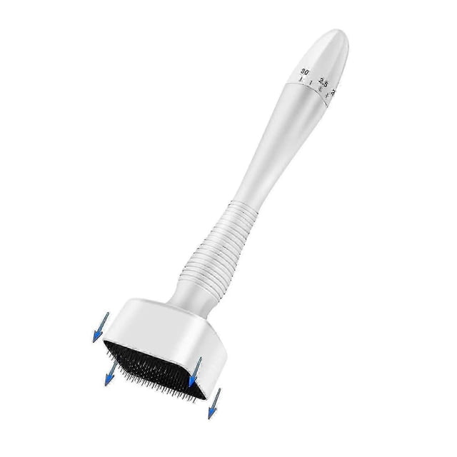 Sello dermatológico de microagujas ajustable para la reparación de cicatrices de acné y el crecimiento del cabello en el rostro. Lucky_B