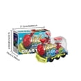 thumbnail image 4 of ICQOVD Transparent Gear Car Model Mechanical Display Tool Battery Operated Car, 4 of 8