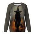 thumbnail image 4 of Halloween Long Sleeve Shirts Women Plus Size Sanderson Sisters Graphic Raglan Long Sleeve Sweatshirt Oversized Crewneck T-Shirt Party Vintage Festival Tops 2025 Season Funny GiftsXdegoge, 4 of 5
