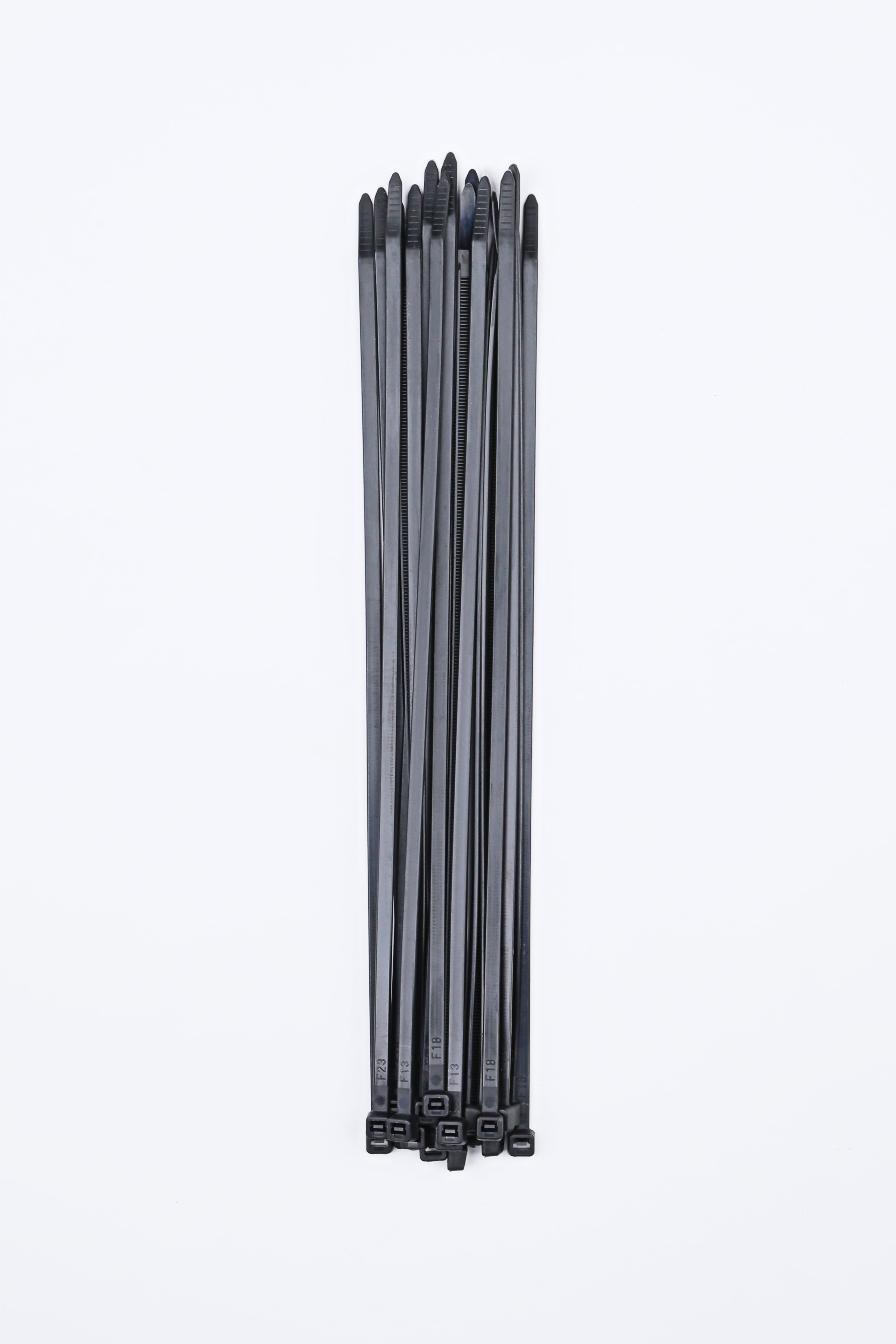 (2 pack) Hyper Tough Cable Ties, 11 in, UV-Resistant Black, 20 Count