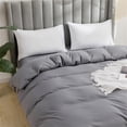 thumbnail image 7 of Cotton Quilt Cover Set - Soft Washed Bedding Duvet Cover for Twin Full Queen Size Bed - Breathable Lightweight Comforter Cover for Dorm Bedroom - 1 Piece, 68x90 Inches, 7 of 7