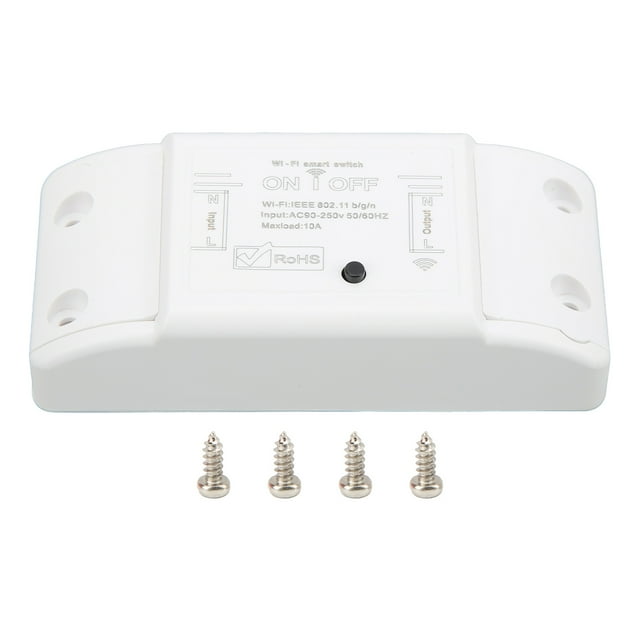 Commutateur Intelligent, Contrôleur de Lumière Sans Fil 900-250v 10A Commande Vocale Timing Intelligent pour TUYA pour Appareils Ménagers