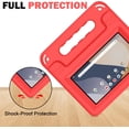 thumbnail image 5 of SUPNICE Kids Case for Onn 7 inch 2024 Gen 4 (Model 100135924) Tablet (4th Generation, 2024), Light Weight Shock Proof Handle Stand Case for Walmart Onn 7 Tablet (Just Fit 7" 2024, 4 Gen), Red, 5 of 8