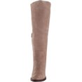 thumbnail image 2 of Lust For Life Jordan Boot Taupe Beige Suede Chunky Stacked Heel Knee High Boots (Taupe, 8.5), 2 of 6