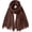 Brown, variant on Women Summer Scarfs Lightweight Large Long Gauze Shawl Linen Beach Wrap Plain 75"x43"
