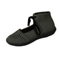 thumbnail image 2 of Wowcloth Women's Fashion Casual Solid Color Flat Shoes – Round-Toe Perforated Slip-On with Front Tie Design for Everyday Comfort & Style, 2 of 9
