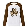thumbnail image 4 of QIPOPIQ Chandails à Manches Longues pour Femmes T-Shirts de la Saint-Patrick T-Shirts de la Saint-Patrick pour Dames T-Shirt Trèfle Vert Chandail T-Shirts de la Saint-Patrick Col Rond T-Shirts de Fête T-Shirts Graphiques Aubaines, 4 of 4