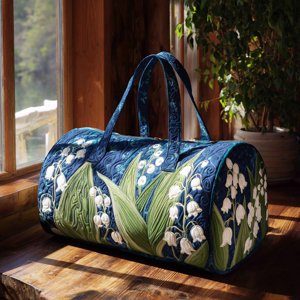 Meadowlight Quilted Duffle Bag Quited Weekender Travel Bag Carry On Duffle Travel Duffle Bag
