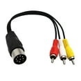 thumbnail image 4 of Durability Din 8Pin to 3RCA Cable DIN 8Pin to 3RCA Male Audios Cable for Home Theater Professional Equipment 50/180cm, 4 of 8