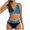 A03-Sky Blue, variant on Jdkau Bikini Set for Women V Neck Two Piece Swimsuit Stylish Print Bathing Suit Wide Straps Full Coverage Bikini Swimsuit(Green,M)