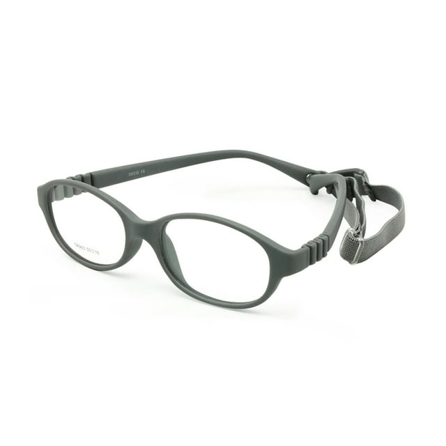 Montura de gafas ópticas para niños y niñas, de una sola pieza, sin tornillos, flexibles, tamaño 50/16, de 8 a 10 años