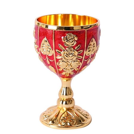 

Fule 30ml Retro Metal Wine Glass Bar Dinnerware