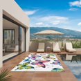 thumbnail image 2 of Colorful Butterfly Outdoor Rug 3x5 Ft, Non Slip Washable Area Rug, Elegant Pastoral Butterflies Watercolor Patio Rugs Carpet Runner, Large Floor Mat for Indoor/Outdoor Deck Porch Camping, 2 of 8