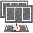 thumbnail image 1 of 2 pcs 5 x 8 FT Cornhole Mat Durable Cornhole Pitch Pads with Waterproof Backing Felt Surface for Board Stability & Toss Bag Protection Outdoor Playing Surface for Backyard Tailgating & Lawn Games, 1 of 6