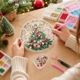 thumbnail image 3 of 2026 New Christmas DIY Diamond Painting Wall Hanging Ornament, Fun Hand‑Craft Project for Holiday Leisure Time,Festive Round Hanging Decor for Xmas Home Wall Window,Hand‑Finished Seasonal Accessory, 3 of 3