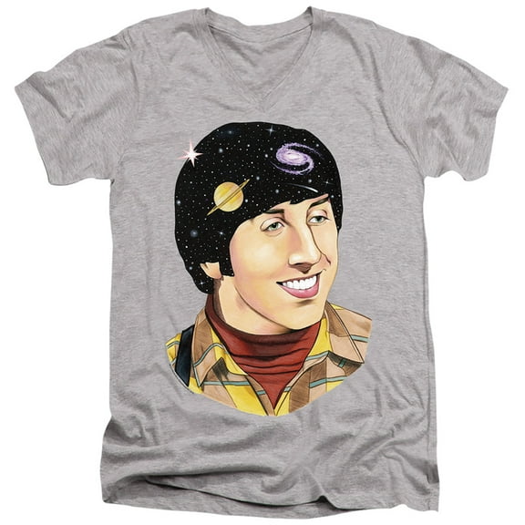 Big Bang Theory - Howard Space - Slim Fit V Neck Shirt - X-Large