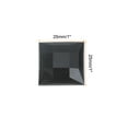 thumbnail image 2 of Unique Bargains Acrylic Flat Back Rhinestones Square Artificial Gemstone for Crafts Face Painting Jewelry Making Black, 2 of 5