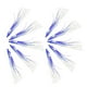 thumbnail image 5 of 10PCS Vivid Pulpo Squid señuelo Señuelos de plástico blando Aparejos para trucha de salmón Perchcm púrpura Soledad Señuelo de la falda del calamar del pulpo, 5 of 9