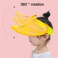 thumbnail image 2 of pitrice Children Summer Hat with Sleeves Cartoon Sun Protection Cap Set Wide Brim Beach Cap with Sleeves, 2 of 6