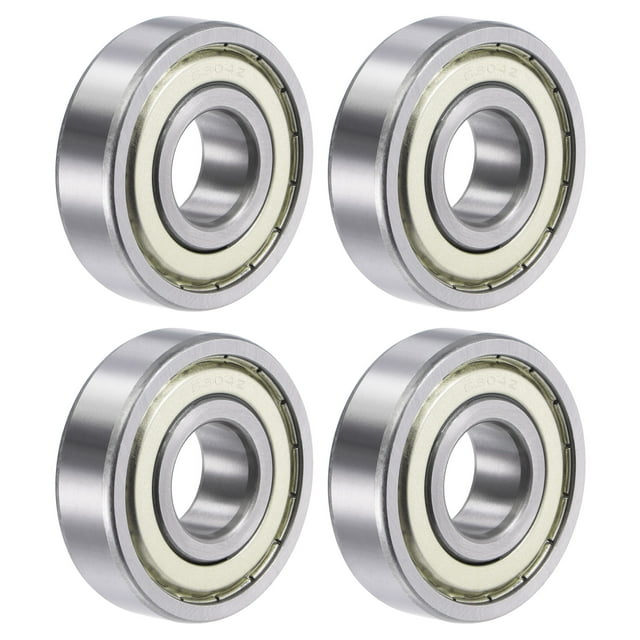 Uxcell Roulements à Billes à Rainures Profondes Double Protection Acier Chromé 20x52x15mm