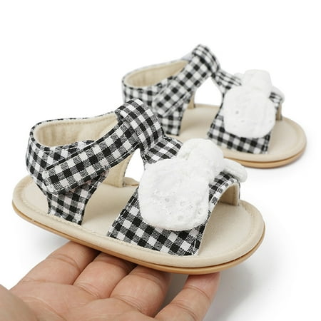 

Toddler Sandals Toddler Shoes Open Toe Bowknot Shoes First Walkers Shoes Summer Flat Girls Sandals