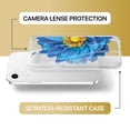 thumbnail image 6 of Case Yard iPhone-SE Case Clear Soft & Flexible TPU Ultra Low Profile Slim Fit Thin Shockproof Transparent Bumper Protective Cover Drop Protective Cell Phone Cases (Blue Flower), 6 of 8