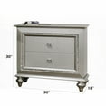 thumbnail image 5 of Kaitlyn Champagne Glam Nightstand with Felt-Lined Drawers, 5 of 5