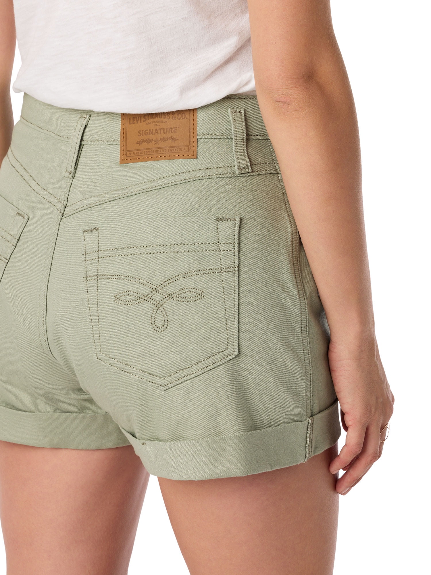 Levi Strauss Signature Women's and Women's Plus A-Line Western Shorts, Sizes 2-18