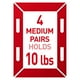 thumbnail image 2 of Tiras para colgar cuadros 3M Command, 4,5 kg, color negro mediano, paquete de 10, 2 of 9