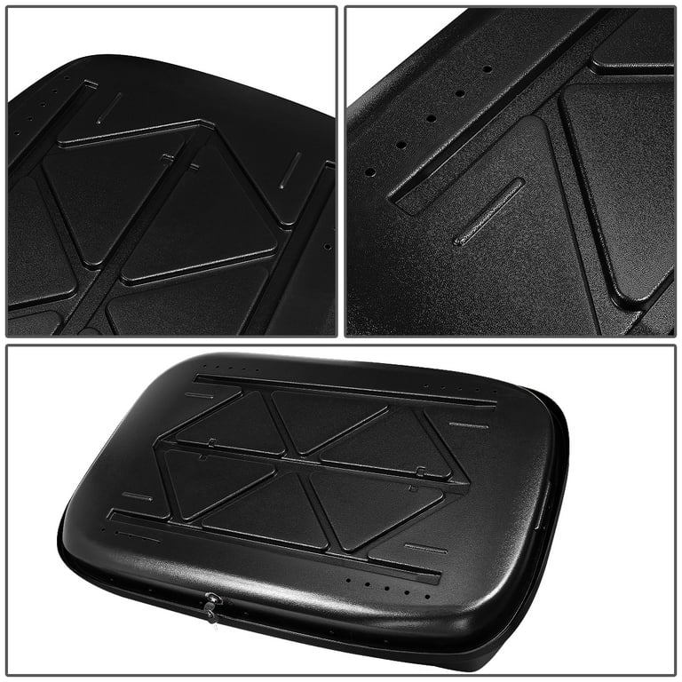 DNA Motoring Lightweight Waterproof Roof Cargo Box, Black