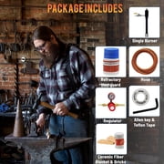 Simond Store Portable Propane Single Burner Forge For Knife Making Supplies