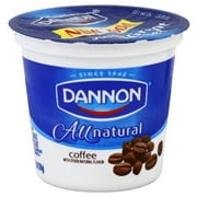 Dannon All Natural Lowfat Yogurt, 7 Benefits Coffee, 6 Oz.