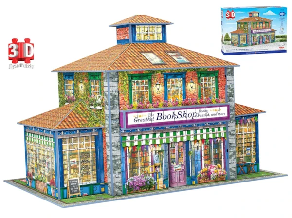 3D Book Shop 1389 PC Puzzle