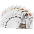 thumbnail image 3 of Boston International IHR Cocktail Beverage Paper Napkins, 20-Count, 5 x 5-Inches, Golf White, 3 of 5