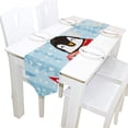 thumbnail image 5 of SKYSONIC Table Runner Cute Winter Penguin Washable Table Cloth Runner for Holiday Home Wedding Table Top Decoration 13x90 Inches, 5 of 5