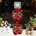 thumbnail image 1 of Xihbxyly Colgante Navideño de Hierro, Lazo para Árbol de Navidad, Cascabeles Colgantes, Decoración Navideña Diy, Ideal para Fotos, 16 X 16 X 8,5 Cm., 1 of 7