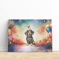 thumbnail image 3 of Hello 2025 Dachshund Celebrates Happy New Year Firework Balloon Horizontal Matte Canvas Poster Wiener Dog Lover Gifts Idea Wall Art Home Decor - 02024, 3 of 5