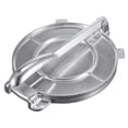 thumbnail image 1 of Prensa para tortillas de aluminio plateado, tamaño de 8 pulgadas, ideal para lograr tortillas auténticas con grosor y forma perfecta., 1 of 6