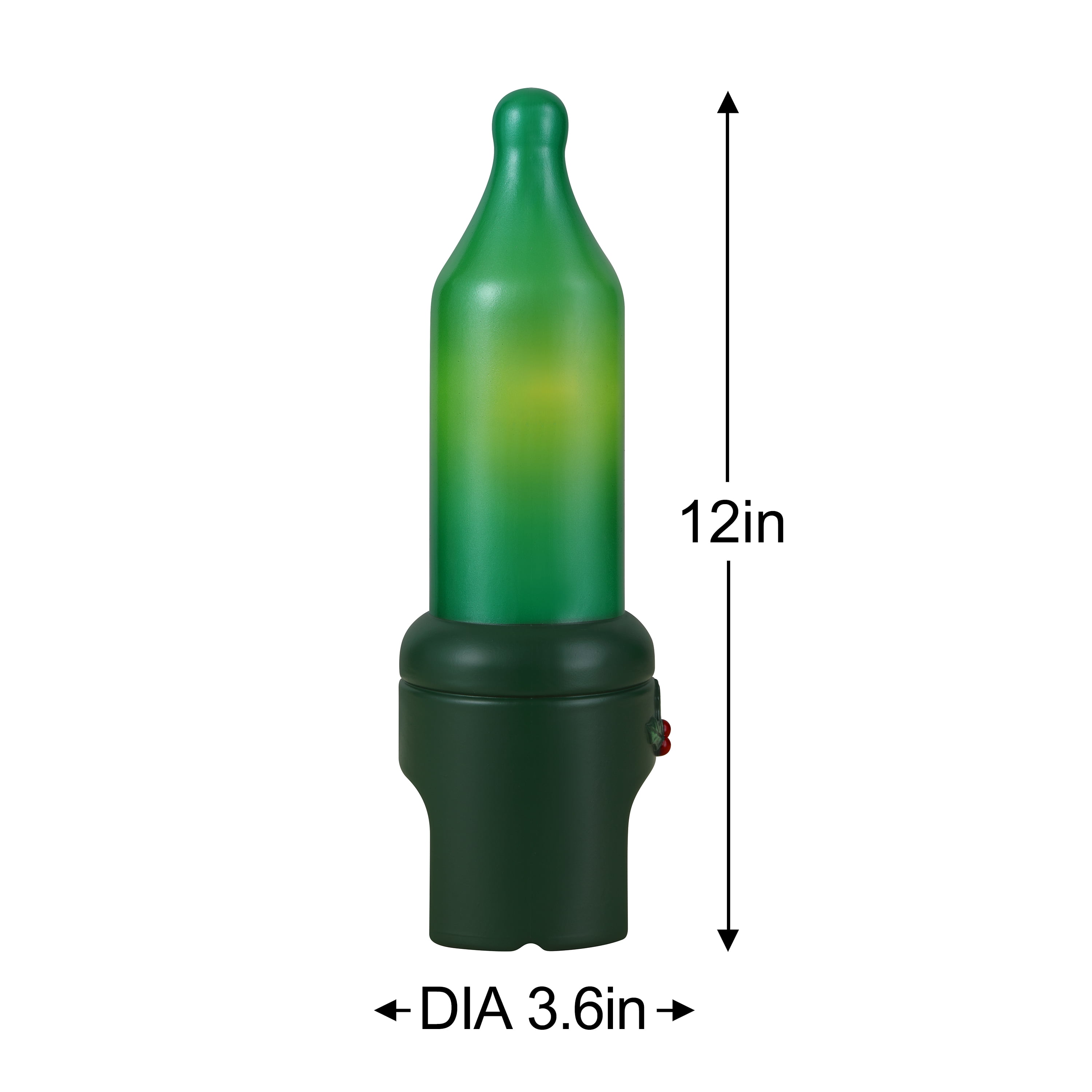 Mr. Christmas 12 inch Blow Mold Bulb, Green