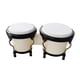 thumbnail image 2 of Instrumentos musicales Tambor de mano africano afinable educativo temprano Juego de tambor bongó para Blanco, 2 of 7