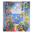thumbnail image 6 of Yayeee Magnetic Dishwasher Cover for The Front Decoration Home Kitchen Machine Sticker Protector, Pink Floral Window, 6 of 6