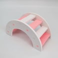 thumbnail image 4 of Suministros para hámster Suministros para hámster Juguetes Juguetes molares de madera ecológicos Puente de arco de colores Juguetes pequeños, 4 of 6